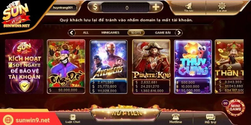 Slot Game 14 Sunwin Trang web liên tục update nhiều game mới đặc sắc